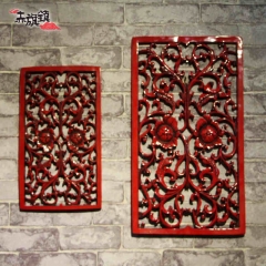 赤旗镇 新中式复古背景墙画家居饰品装饰画无框挂画壁饰 窗棂